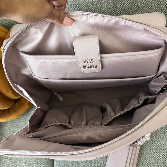 BEIS Pink Women's Backpack - Picture 6 of 12